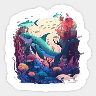 Marine Life Sticker